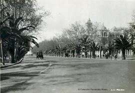 Málaga, vista del Parque. Autor desconocido.