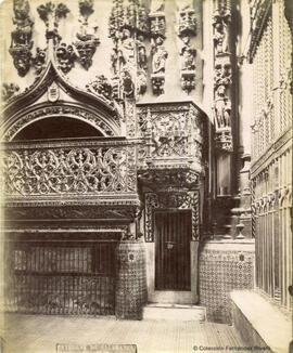 Salamanca, Catedral Nueva, balaustrada ante la Capilla Dorada. Casiano Alguacil.