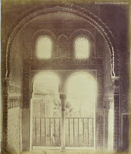 Granada, Alhambra, mirador de Lindaraja. Masson.