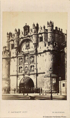 Burgos, Arco de Santa María. J. Laurent.