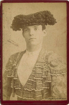 Barcelona, retrato de un torero sin identificar. A. Torija.