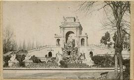 Barcelona, Cascada del Parque de la Ciudadela.  Fotógrafo desconocido.