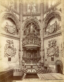 Burgos, Catedral, interior de la Capilla de los Condestables. Léon et Lévy.