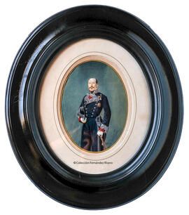 Madrid, retrato de militar con condecoraciones. José Albiñana.