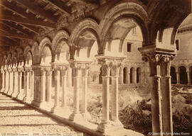 Burgos, Monasterio de Las Huelgas, claustro. J. Laurent y Cia.