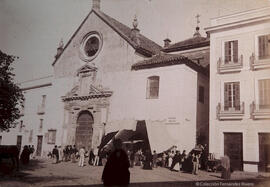 Sevilla, iglesia Regina Angelorum en la Plaza de la Encarnación. Fotógrafo desconocido.