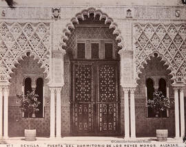Sevilla, Alcázar, patio de las Doncellas, puerta del Salón de Embajadores. E. Beauchy.