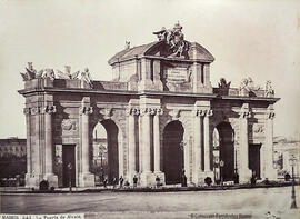 Madrid, puerta de Alcalá. J. Laurent.