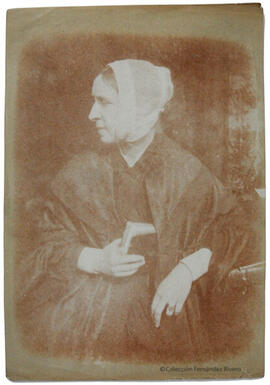 Edimburgo (Escocia), retrato de Mary Watson (nacida Hill) (1843-1847), hermana del fotógrafo David Octavius Hill. Hill & Adamson.