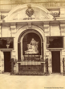Málaga, Catedral, trascoro, Capilla de la Piedad de los Hermanos Pisani. Fotógrafo desconocido.