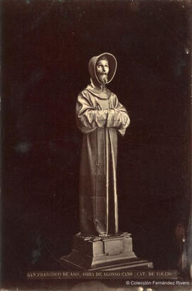 Reproducción de la escultura de Alonso Cano: "San Francisco de Asis" de la Catedral de Toledo. Casiano Alguacil.