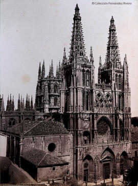 Burgos, Catedral, fachada principal. Ribot.