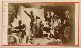 Barcelona, reproducción del óleo de Isidore Pils: Rouget de Lisle cantando La Marsellesa. Rovira y Durán.