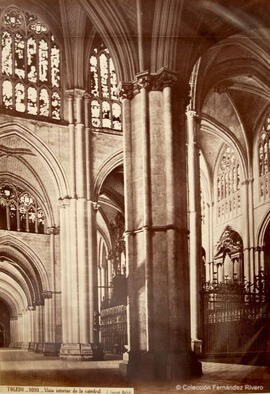 Toledo, Catedral, vista del interior. J. Laurent.