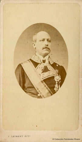 Madrid, retrato del general Serrano. J. Laurent.