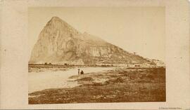 Gibraltar, el Peñón desde una lugar próximo a La Línea. Dautez