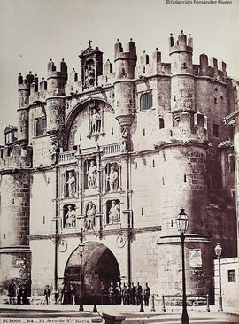 Burgos, Arco de Santa María. J. Laurent.
