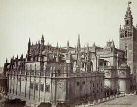 Sevilla, Catedral y Giralda desde el este. J. Laurent.