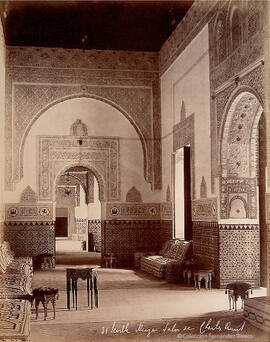 Sevilla, Alcázar, Sala del techo de Carlos V. Léon et Lévy