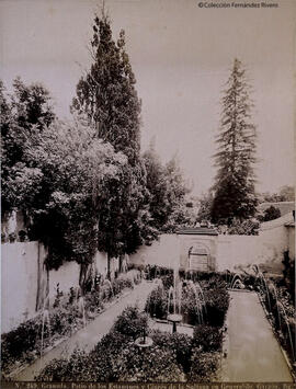 Granada, el Generalife, patio de los estanques y ciprés de la Sultana. Rafael Garzón.