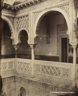 Sevilla, Alcázar, Patio de las Muñecas, galería en el piso superior. Francisco Leygonier.