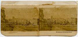 Barcelona, plaza del Palacio (Pla de Palau). Fotógrafo desconocido.