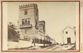Castilleja de la Cuesta (Sevilla), Casa-Palacio de Hernán Cortés, fachada a la calle Real. Reinoso.