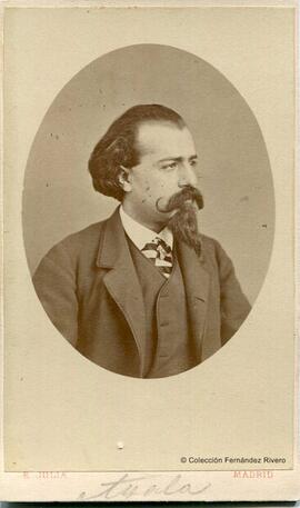 Madrid, retrato de Adelardo López de Ayala, escritor. E. Juliá.