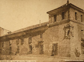 Valladolid. 1518. Casa donde nació el rey Felipe II [Palacio de Pimentel]. J. Laurent Madrid.