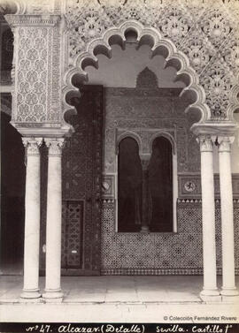Sevilla, Alcázar, Patio de las Doncellas, detalle de uno de los arcos. Miguel Castillo.