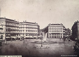 Madrid, la Puerta del Sol. J. Laurent.
