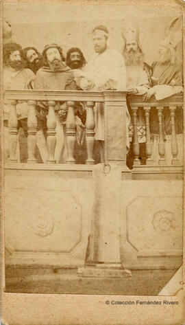 Sevilla, representación de la Pasión de Cristo: Jesús ante Caifás. José Pavón.