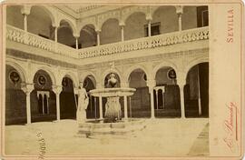 Sevilla, Casa de Pilatos, patio. E. Beauchy.