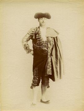 España, retrato del torero Luis Mazzantini. Valentín.