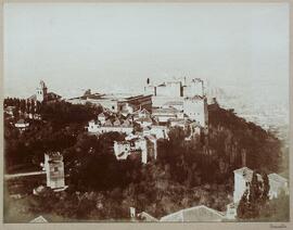 Granada, Alhambra desde el Generalife. Autor desconocido.