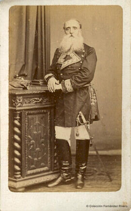 Madrid, retrato del teniente general y diputado Blas Pierrad y Alcedar. J. Laurent.