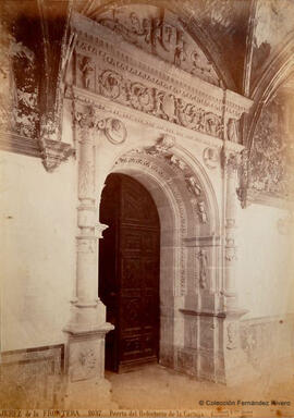 Jerez de la Frontera (Cádiz), Cartuja, puerta del refectorio. J. Laurent y Cía.