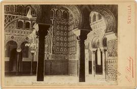 Sevilla, Alcázar, triple arquería en el Salón de Embajadores. E. Beauchy.