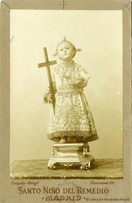Madrid, imagen del Santo Niño del Remedio. Compañy.