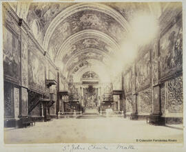 Malta, interior de la Concatedral de San Juan. Fotógrafo desconocido.