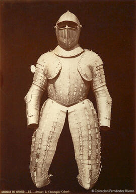 Madrid, Armería Real, armadura de Cristóbal Colón. J. Laurent.