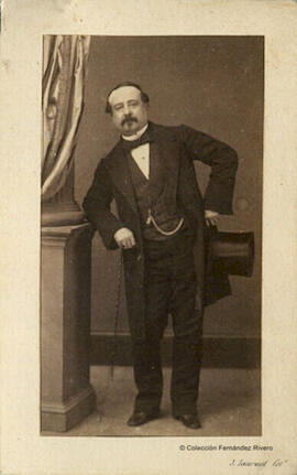 Madrid, retrato de Buenaventura Vivó y Díaz, embajador de México en España. J. Laurent.