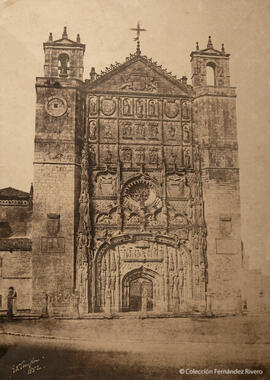 Valladolid, Portada de la Iglesia de San Pablo. Tenison.