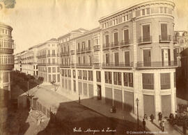 Málaga, calle Marqués de Larios. Autor desconocido.