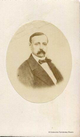 Madrid, retrato del periodista Pedro Calvo Asensio en busto. Fotógrafo desconocido.