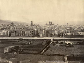 Barcelona, panorámica desde Montjuich. Francis Frith & Co.