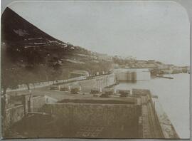 Gibraltar, extremo sur visto desde el norte. Autor desconocido.