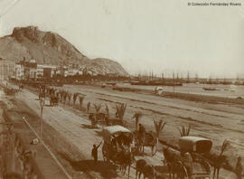 Alicante, puerto pesquero y Avenida de Elche. Manuel Cantos.