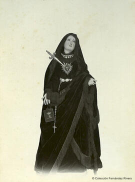 Malaga, imagen de la Virgen de Servitas. Autor desconocido.