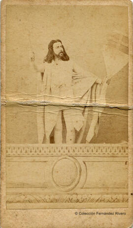 Sevilla, representación de la Pasión de Cristo: Cristo resucitado. José Pavón.